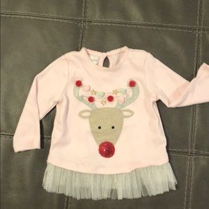 Mudpie Holiday Shirt (6-9mnth)